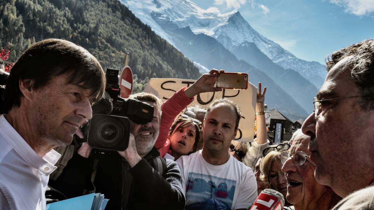 Alpes: contre la pollution, Hulot expose une méthode faute de "baguette magique"
