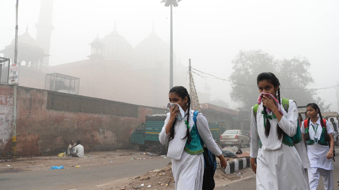 Indiens et Pakistanais suffoquent dans un brouillard de pollution
