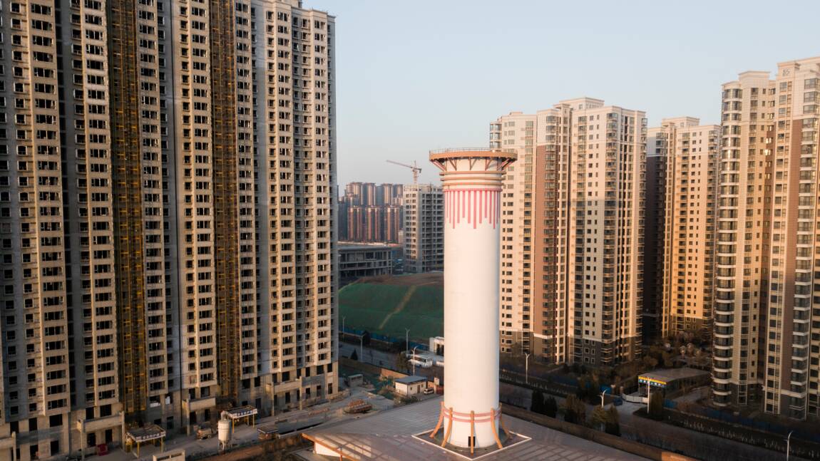 Chine : une cheminée à air pur tente de nettoyer l'atmosphère