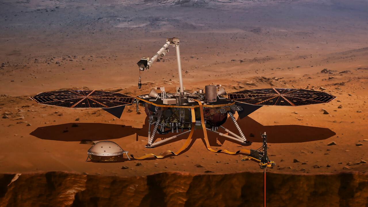 La sonde InSight fait route vers Mars pour étudier les séismes