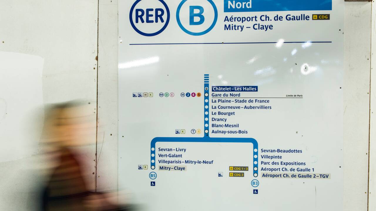 RER B: trafic interrompu toute la journée entre Paris et Roissy
