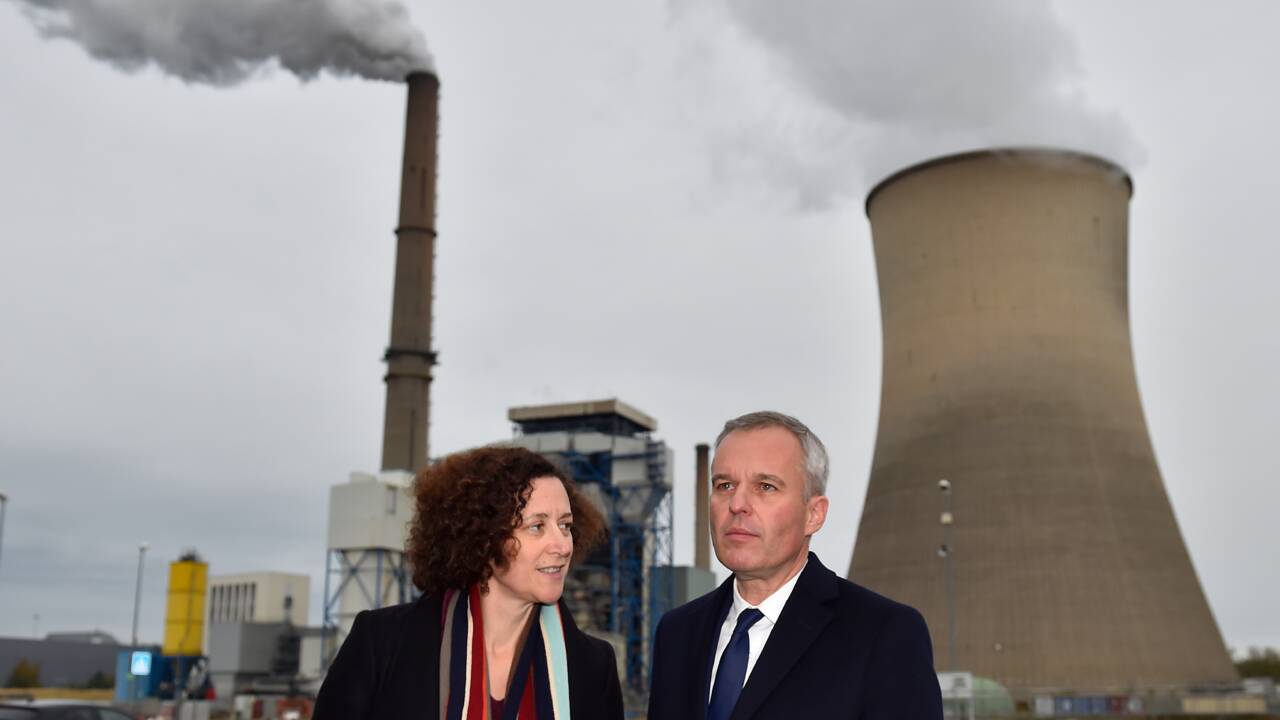 A Saint-Avold, de Rugy promet d'accompagner les salariés de la centrale à charbon