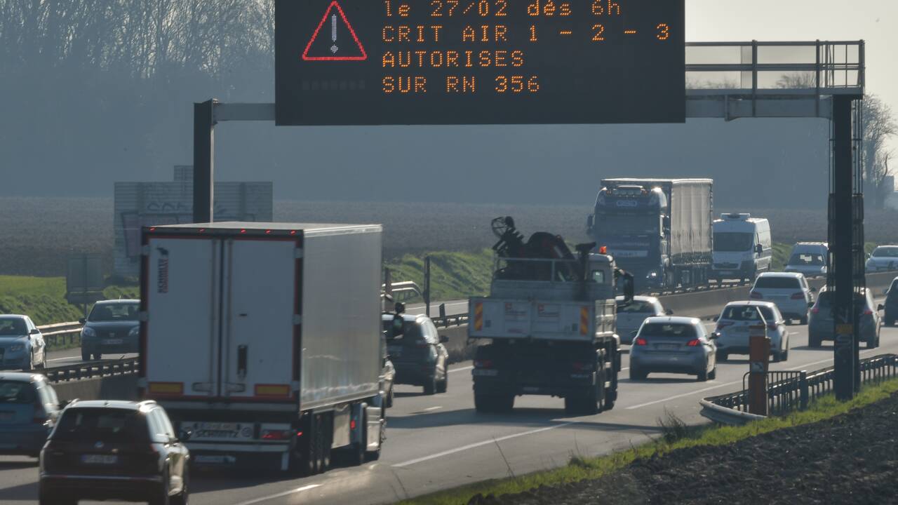Interdiction vendredi des véhicules les plus polluants à Lille