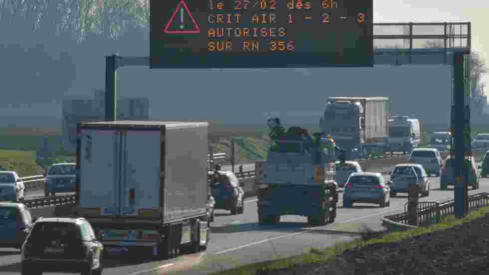 Pollution de l'air aux particules fines de la Bretagne à la Normandie