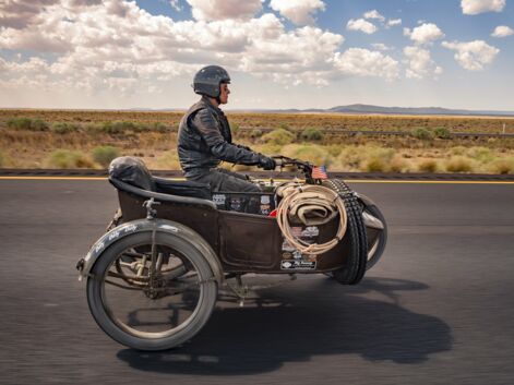 Ces motards ont traversé les Etats-Unis pour l'amour de leur vieille Harley