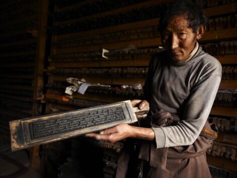 Au Tibet, chez les imprimeurs du toit du monde