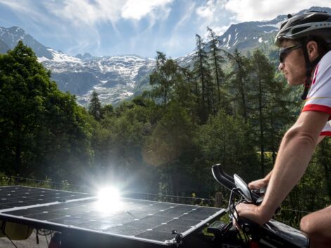 Ils ont fait Lyon-Canton à vélo solaire