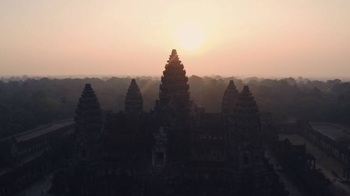 VIDÉO : Les joyaux d’Angkor vus du ciel