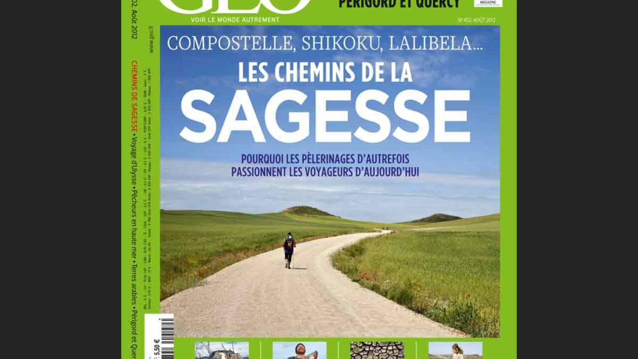 Magazine GEO - Les chemins de la sagesse (août 2012)