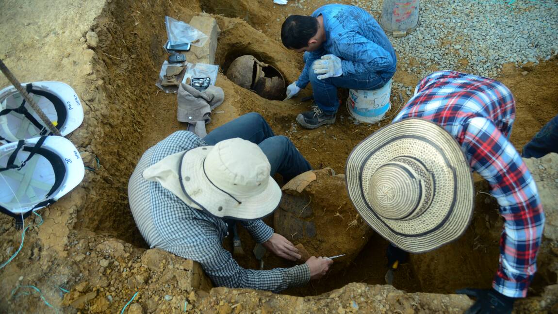 Colombie: des tombes précolombiennes mises au jour lors de travaux à Bogota