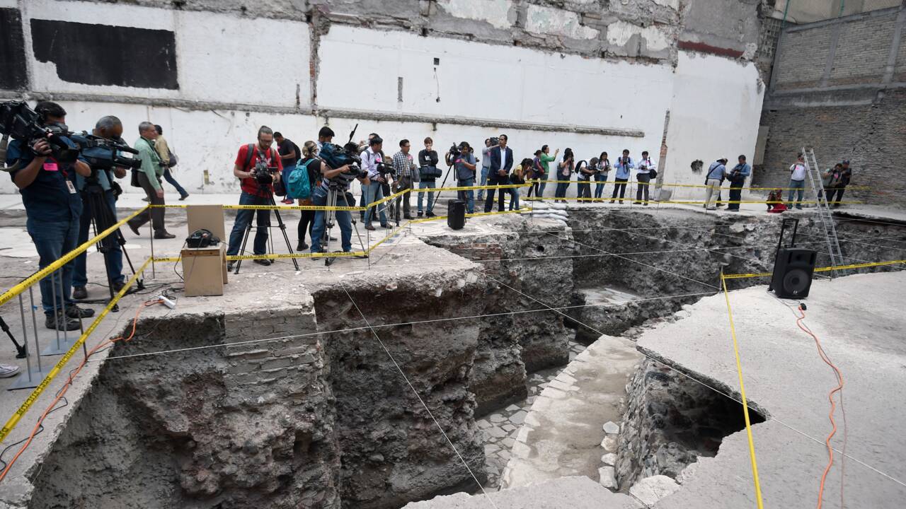 Un ancien temple et un terrain de jeu aztèques découverts à Mexico