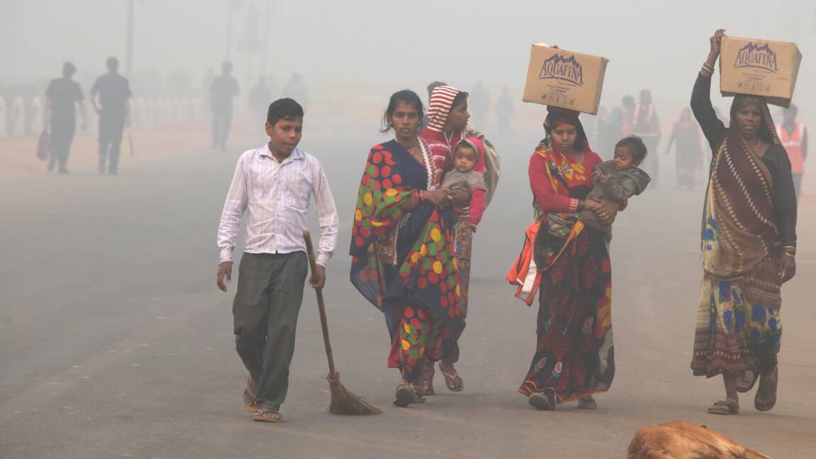 Le nord de l'Inde enveloppé dans une épaisse pollution