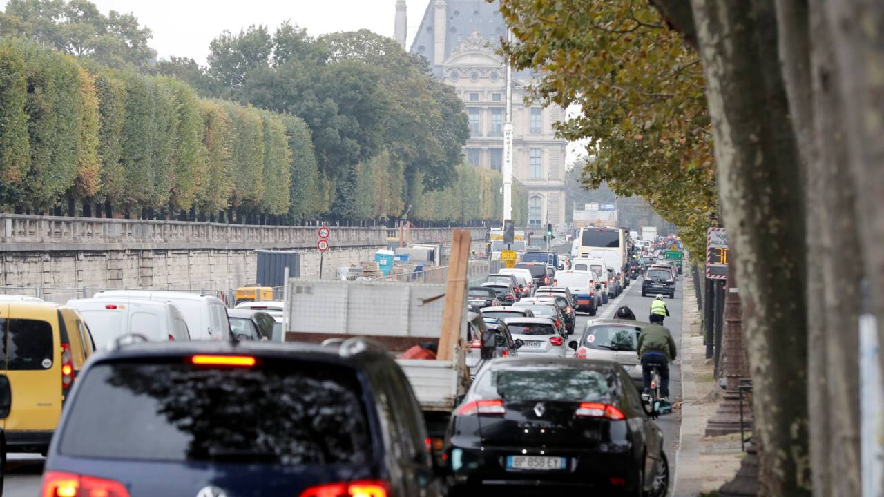 A Paris, la circulation automobile a baissé, selon la mairie