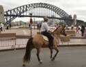 Australie: à pied et à cheval, ils manifestent pour l'énergie durable