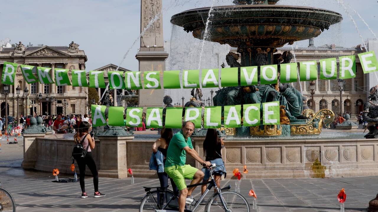 Paris sans voiture: moins de dioxyde d'azote pour le grand bonheur des piétons