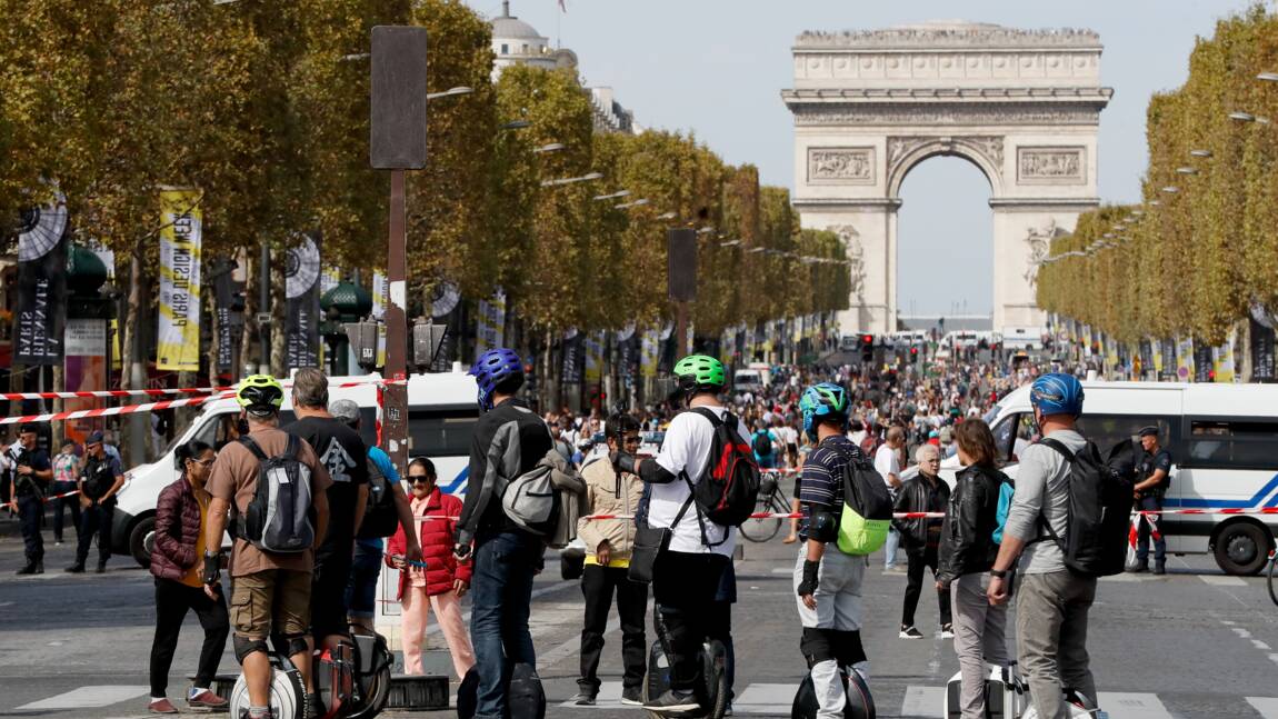 Paris sans voiture: moins de dioxyde d'azote pour le grand bonheur des piétons
