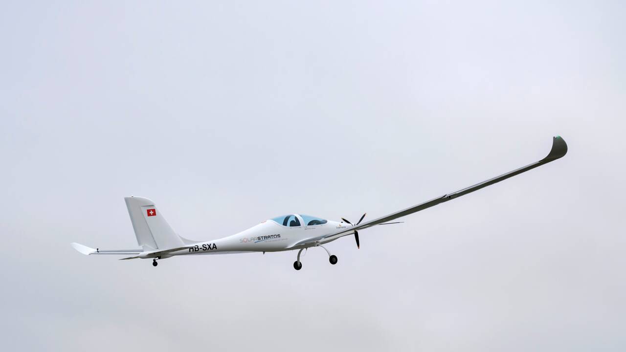 Premier vol test de l'avion solaire conçu pour la stratosphère