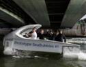 "Zéro bruit, zéro vague, zéro émission": un Sea Bubbles a "volé" sur la Seine
