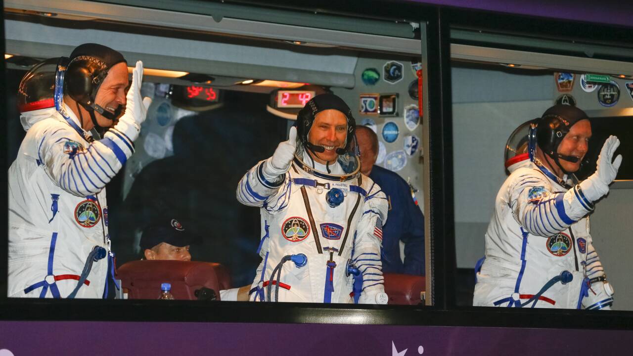 Deux Américains et un Russe décollent du Kazakhstan pour rejoindre l'ISS