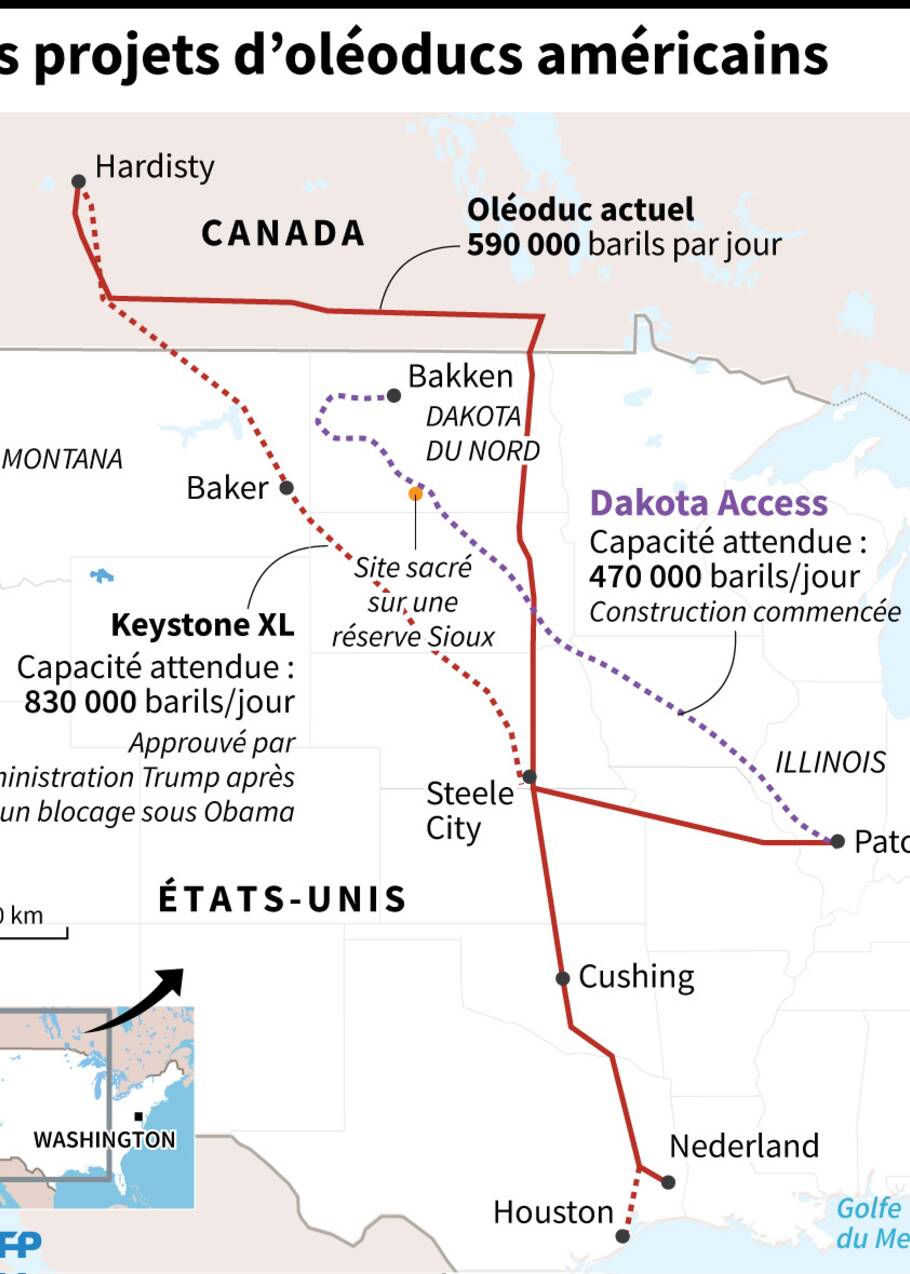 L'oléoduc Keystone XL pour sortir le pétrole du Canada