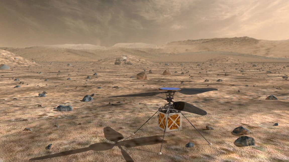 La Nasa prévoit d'envoyer un mini-hélicoptère sur Mars