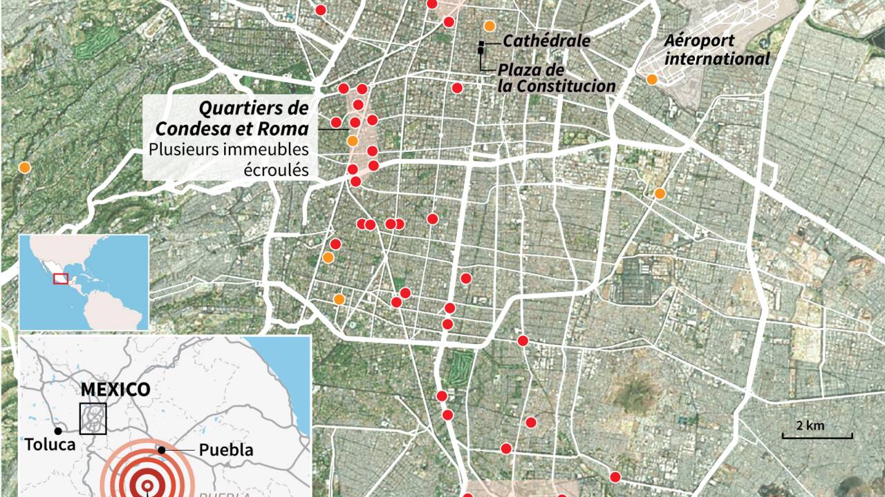 Mexico, particulièrement vulnérable face au risque sismique