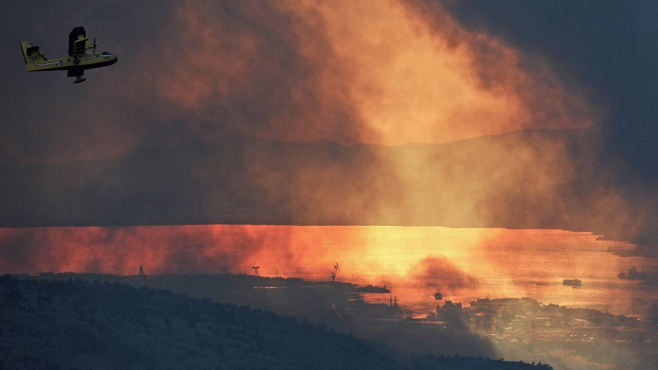 Les feux de forêt continuent à faire rage en Croatie et au Monténégro