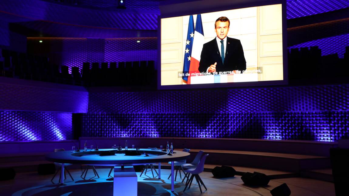 Climat: Macron appelle à "une mobilisation beaucoup plus forte"