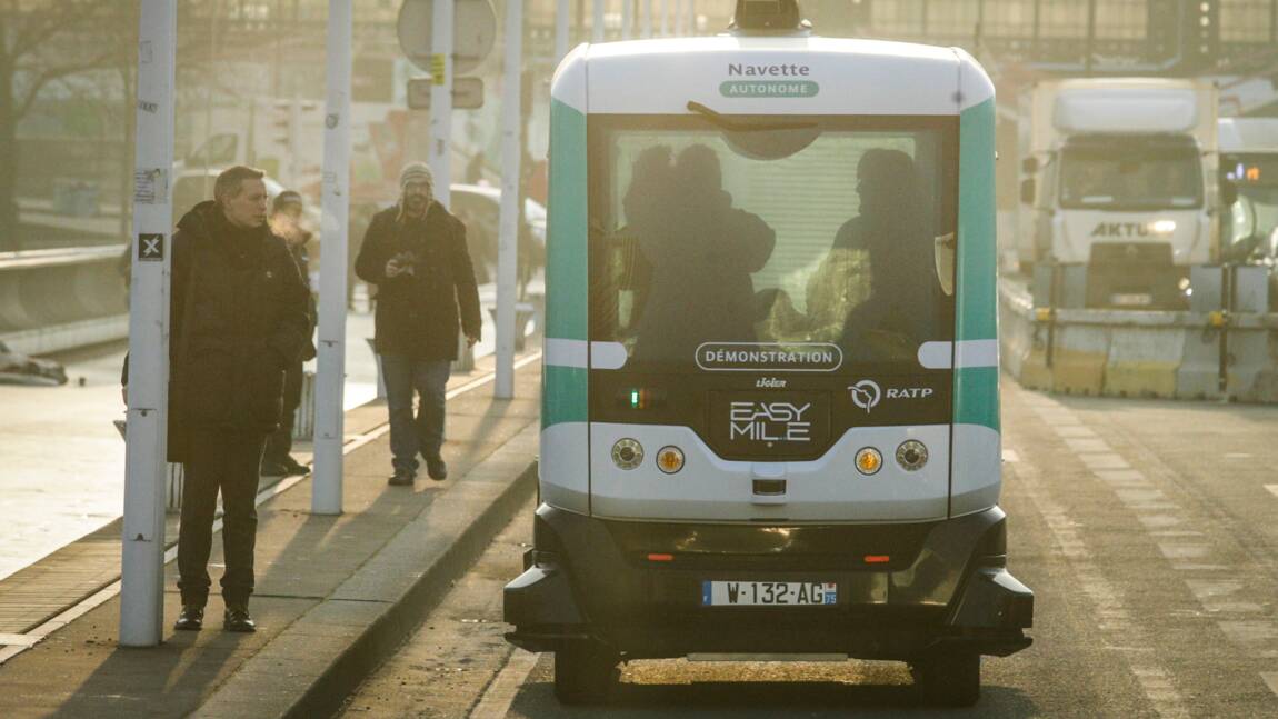 La RATP teste à Paris des navettes sans chauffeur