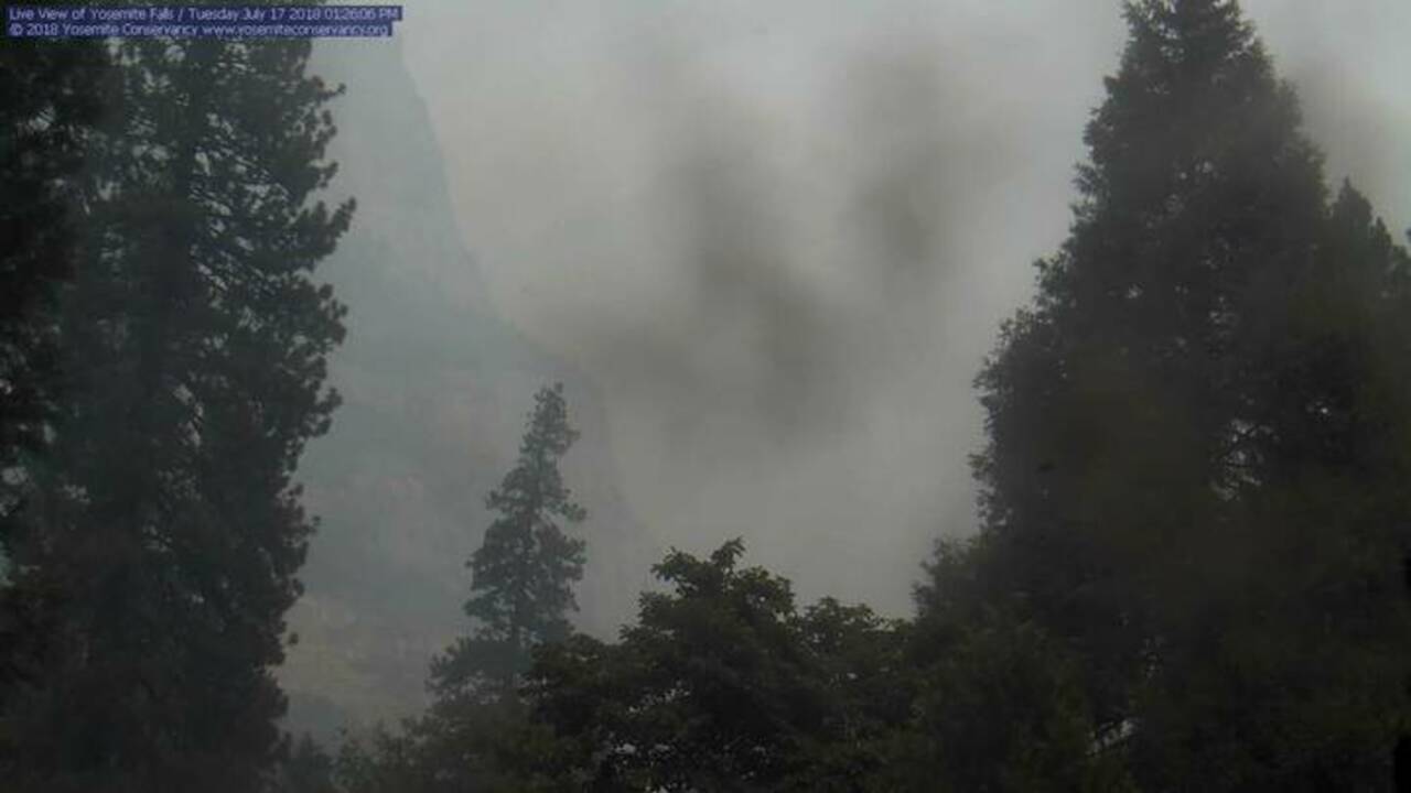 Un incendie menace le parc naturel de Yosemite en Californie