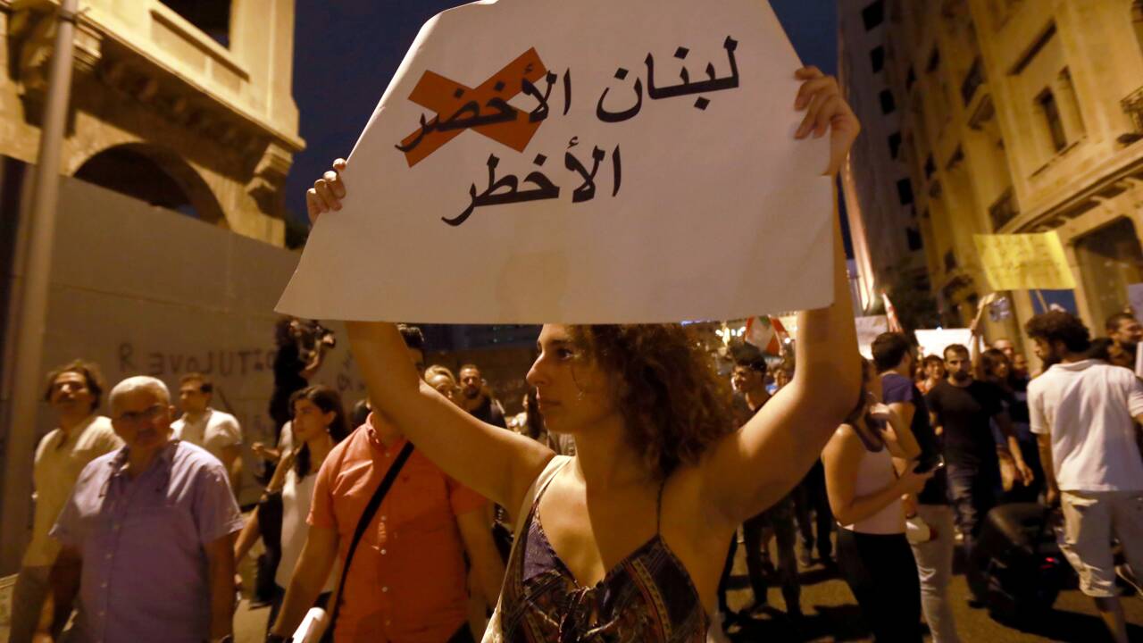 Manifestation à Beyrouth pour dénoncer un projet d'incinération de déchets
