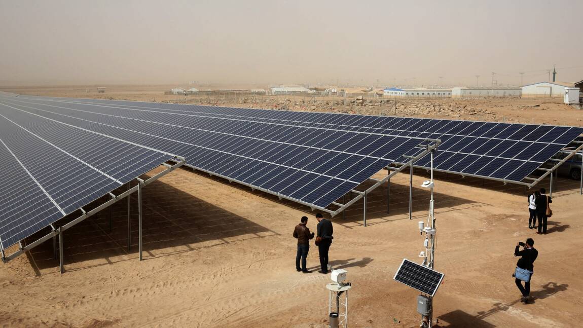 En Jordanie, la plus grande centrale solaire au monde dans un camp de réfugiés