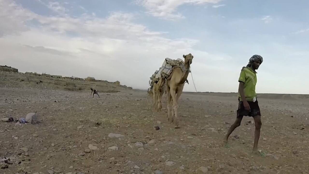 VIDÉO - Ethiopie : à travers le Danakil, terre de sel