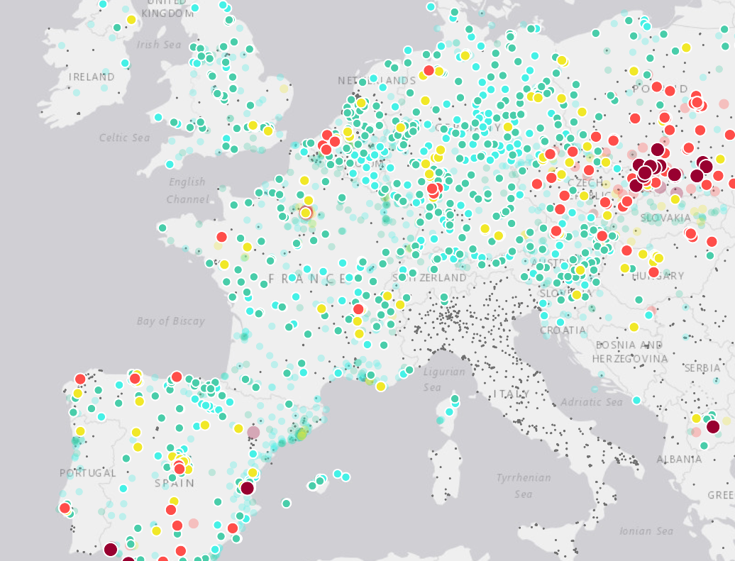 Cette Carte Interactive Permet De Connaître La Pollution De