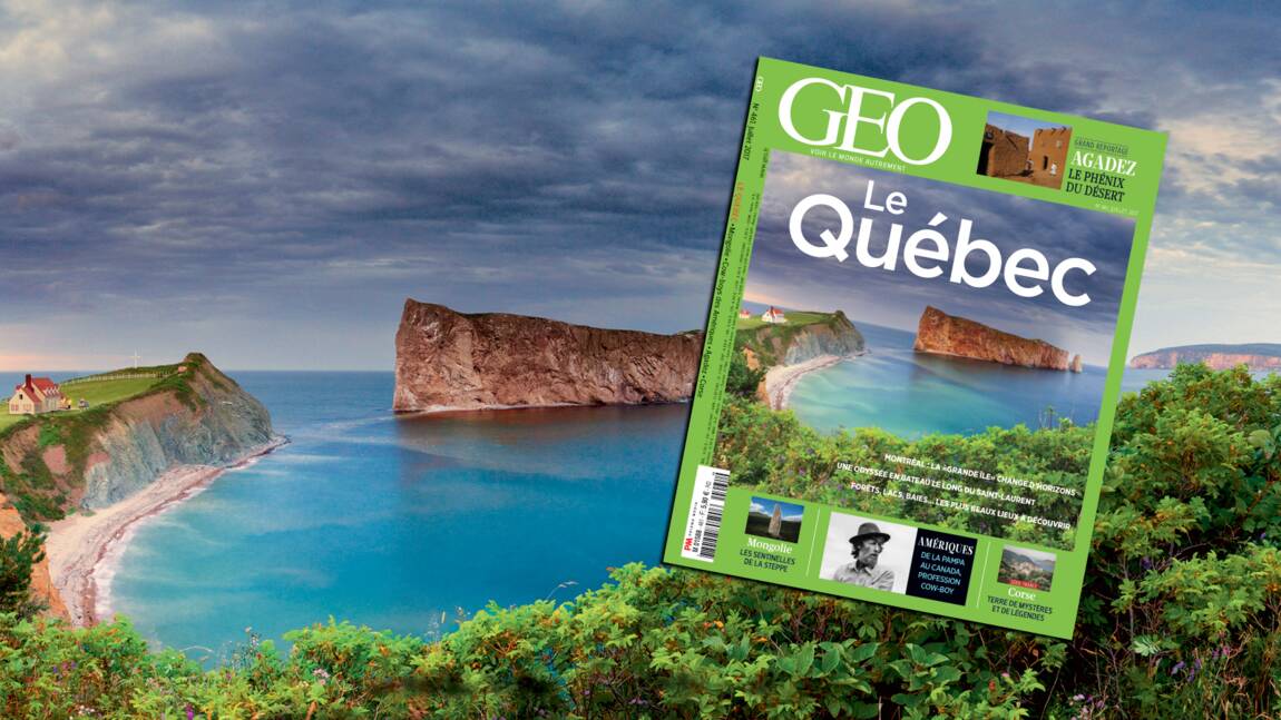 Le Québec dans le nouveau magazine GEO