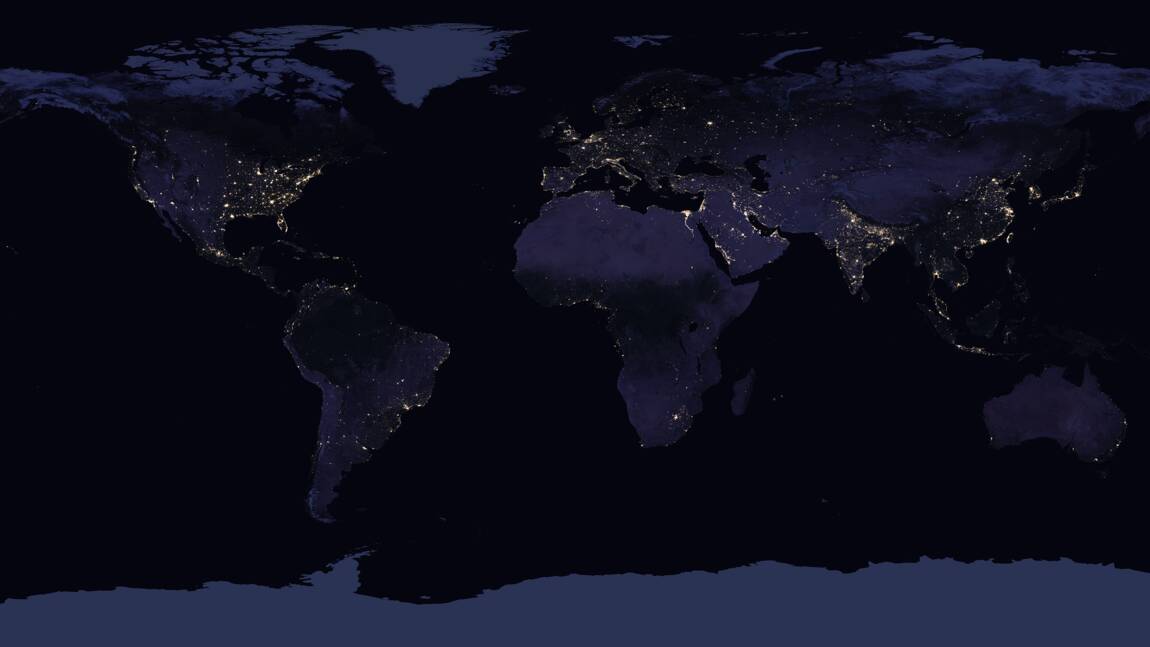 La Terre toujours plus polluée par la lumière artificielle