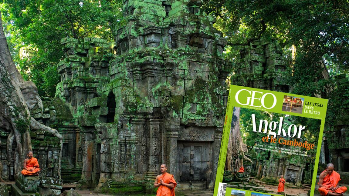 Angkor et le Cambodge dans le nouveau magazine GEO