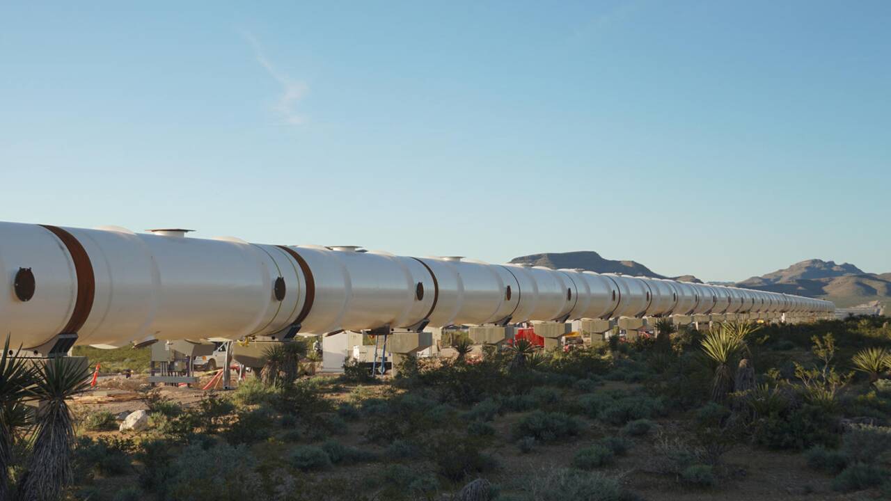 Premier test complet réussi pour le système futuriste Hyperloop aux Etats-Unis