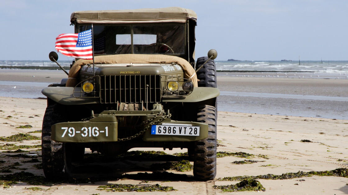 Normandie Virée En Jeep à Utah Beach Geofr