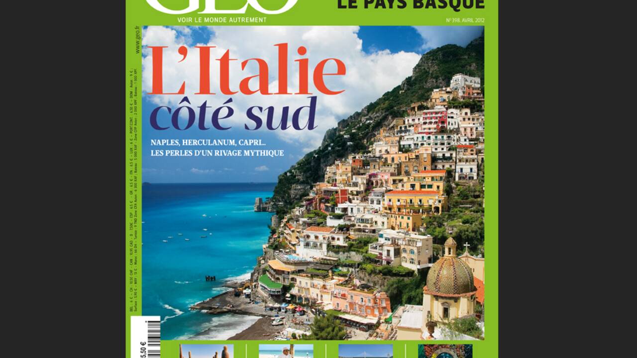 Magazine GEO - Avril 2012 - L'Italie, côté sud