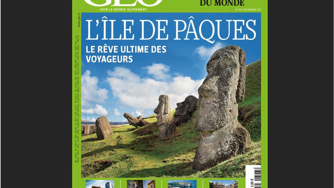 Magazine GEO Novembre 2011 : Île de Pâques (n°393)