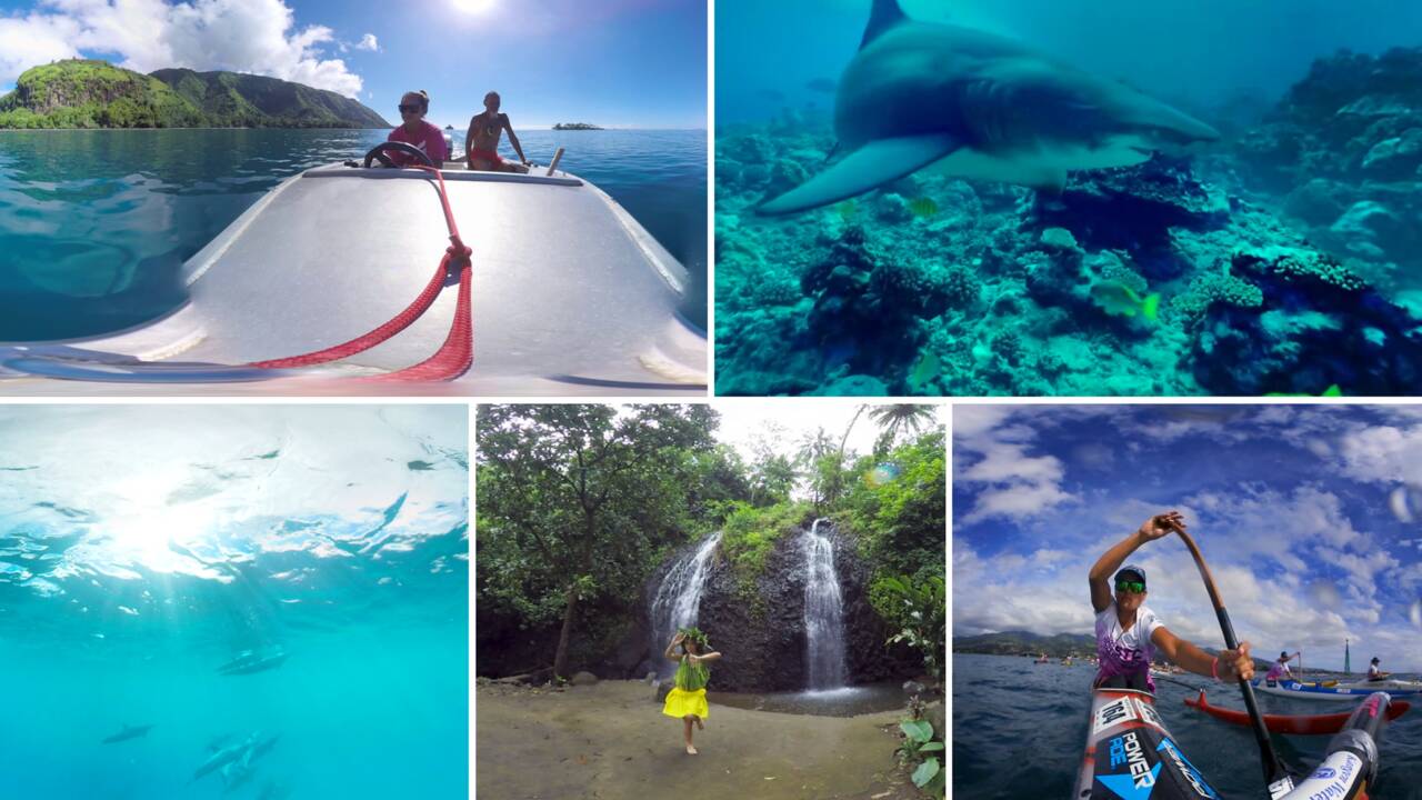 VIDÉO 360° - Tahiti, entre terre et mer