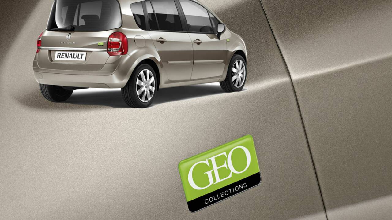 Avec GEO, Renault lance une série limitée Grand Modus GEO Collections