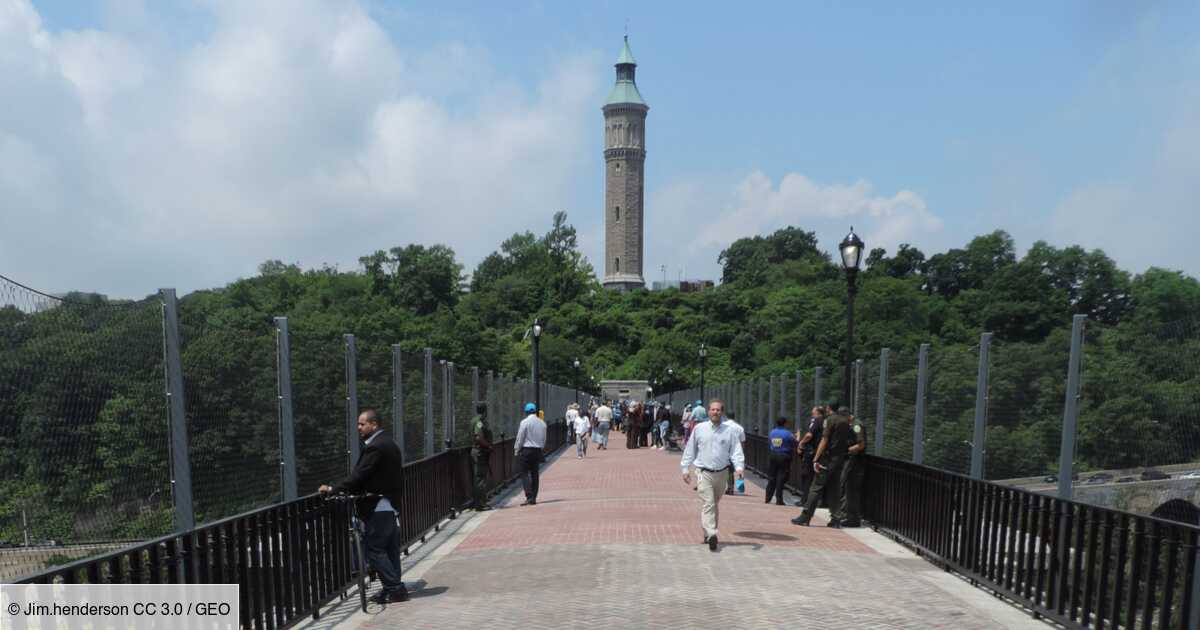 New York: the High Bridge, a bridge that wakes up with the Bronx