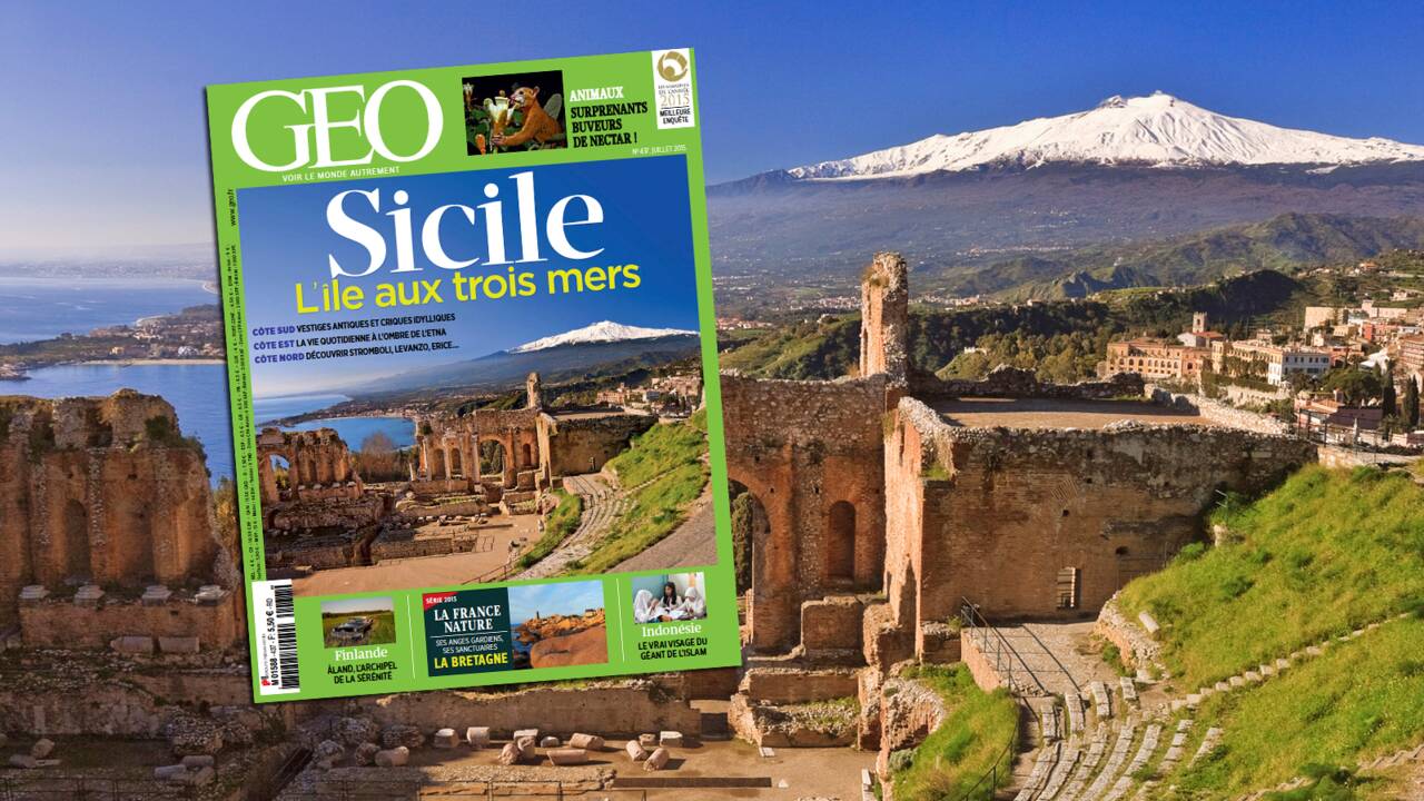 Magazine GEO spécial Sicile (n°437 - juillet 2015)