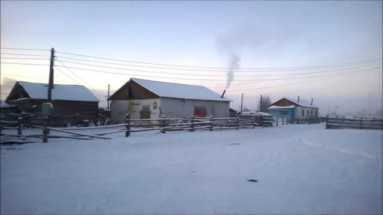VIDÉO - Affrontez le froid extrême de la ville d'Oymyakon, en Russie