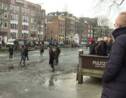Amsterdam: du patin à glace sur les canaux gelés