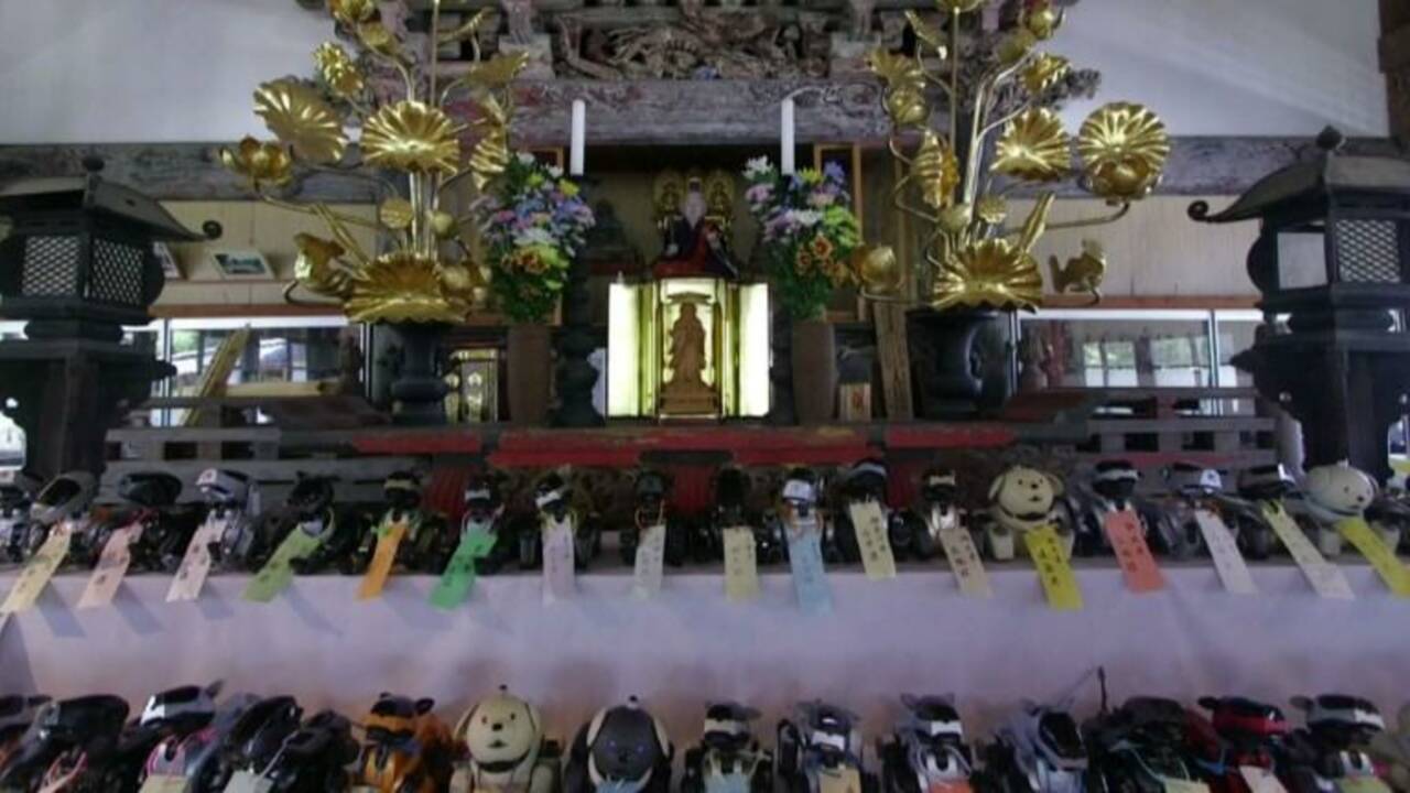 Au Japon, des funérailles pour les chiens robots hors d'usage