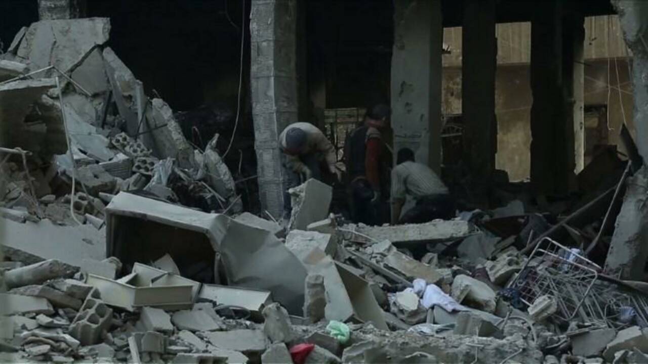 Au moins 13 morts dans des bombardements dans la Ghouta
