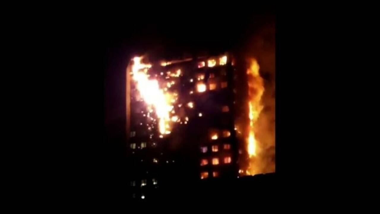 Au moins 30 blessés dans l'incendie d'un immeuble à Londres